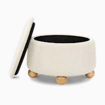 Thumbnail of Performance Ivory Boucle With Honey Ball Feet