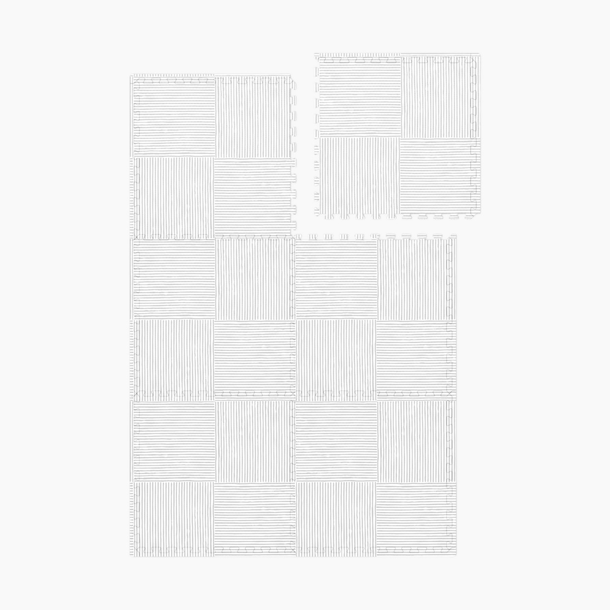 Lalo Play Mat l Wickerwork Collection - Grey Wickerwork.