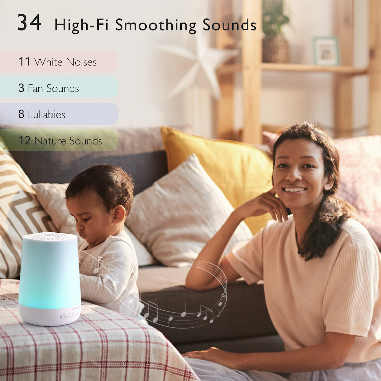 Momcozy White Noise Machine.