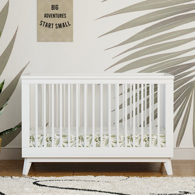 babyletto Scoot 3-in-1 Convertible Crib with Toddler Bed Conversion Kit - White - $399.00.