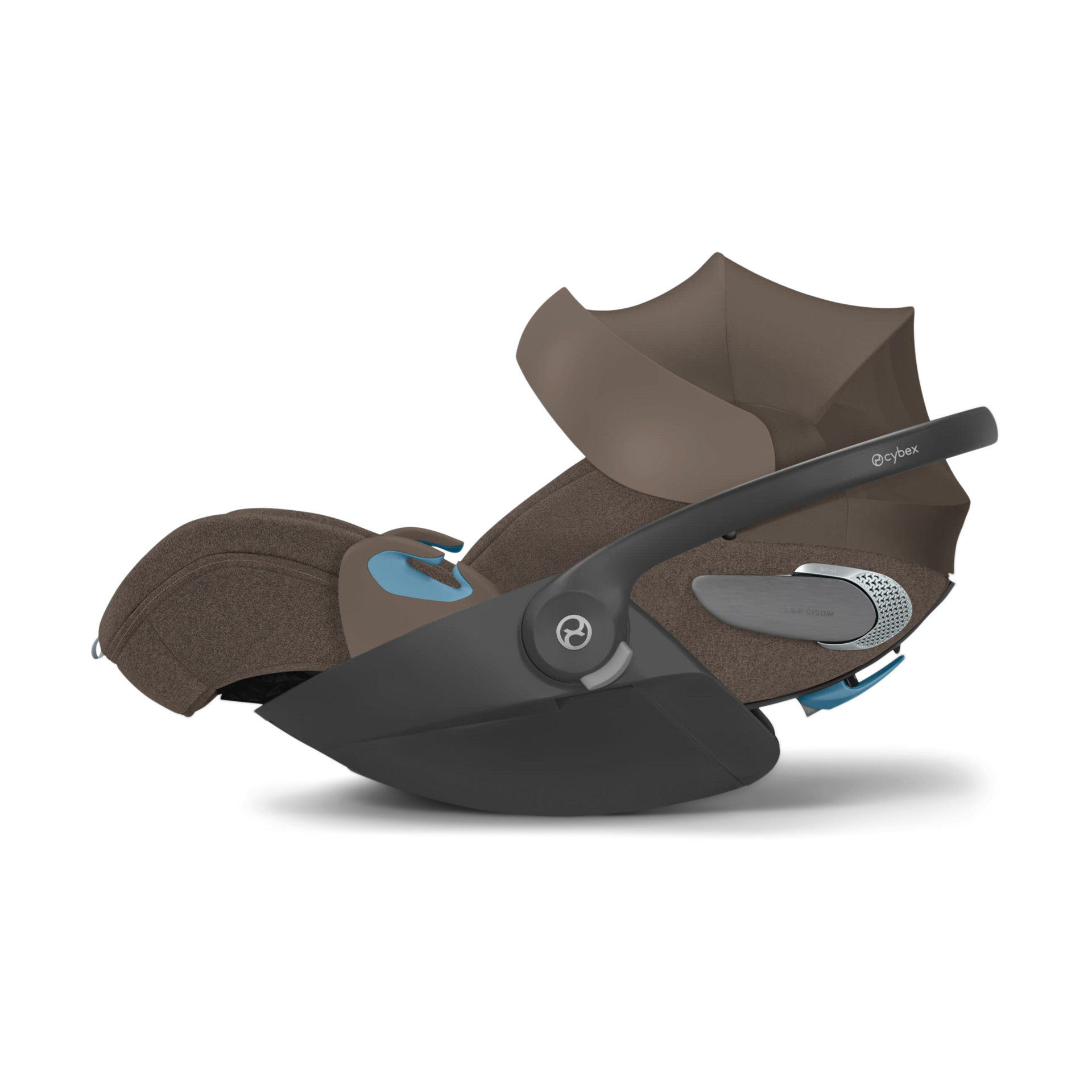 Cybex Cloud T Comfort Extend Infant Car Seat with SensorSafe - Coconut Brown.