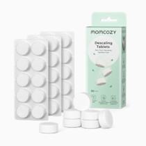 Momcozy Official Descaling Tablets, Compatible KleanPal Pro Baby Bottle Washer, Descaler for Milk & Limescale Removal, 30 Count