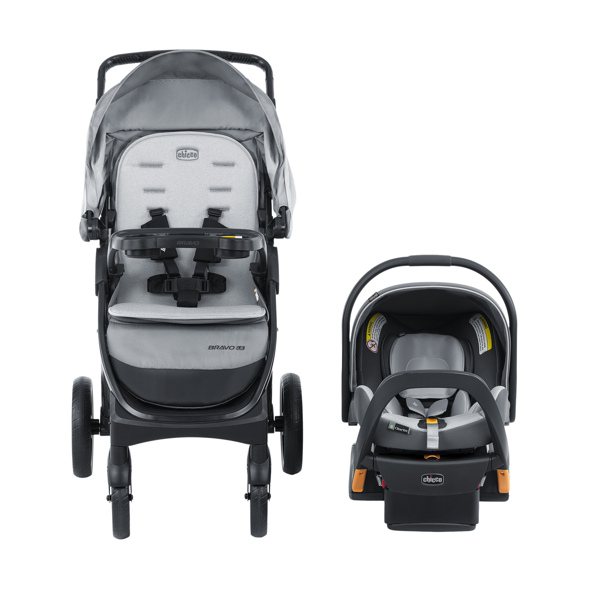 Chicco Bravo LE ClearTex Trio Travel System.