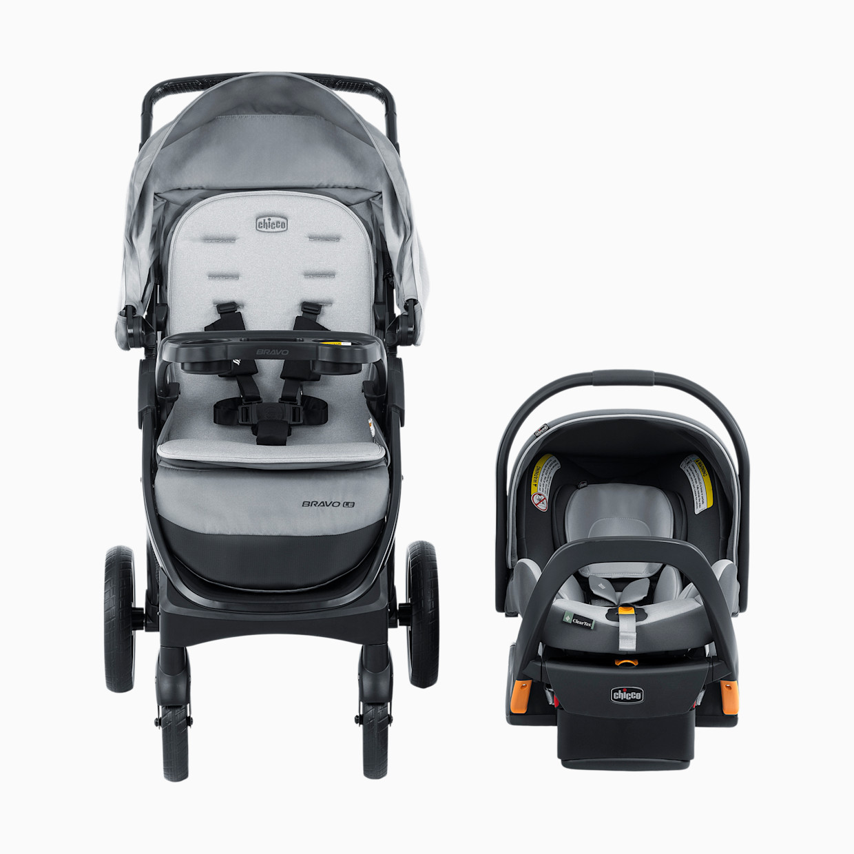 Chicco Bravo LE ClearTex Trio Travel System - Atlas.