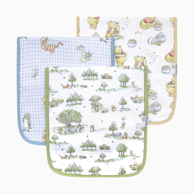 Copper Pearl Printed Burp Cloth Set.