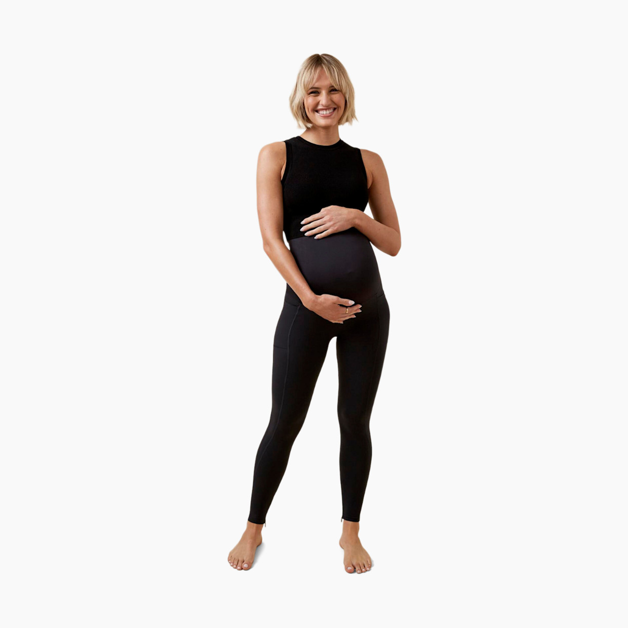 TheRY The Saviour Maternity Compression Legging - Black, X-Small.