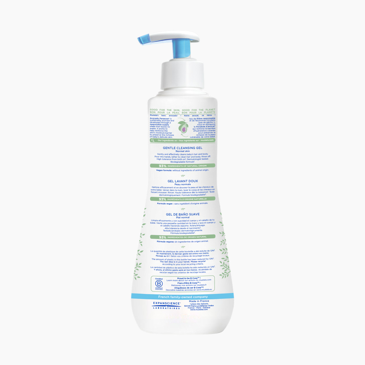Mustela Gentle Cleansing Gel - 25.35 Fl. Oz.