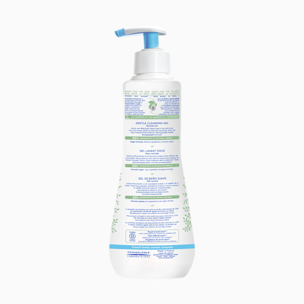 Mustela Gentle Cleansing Gel.