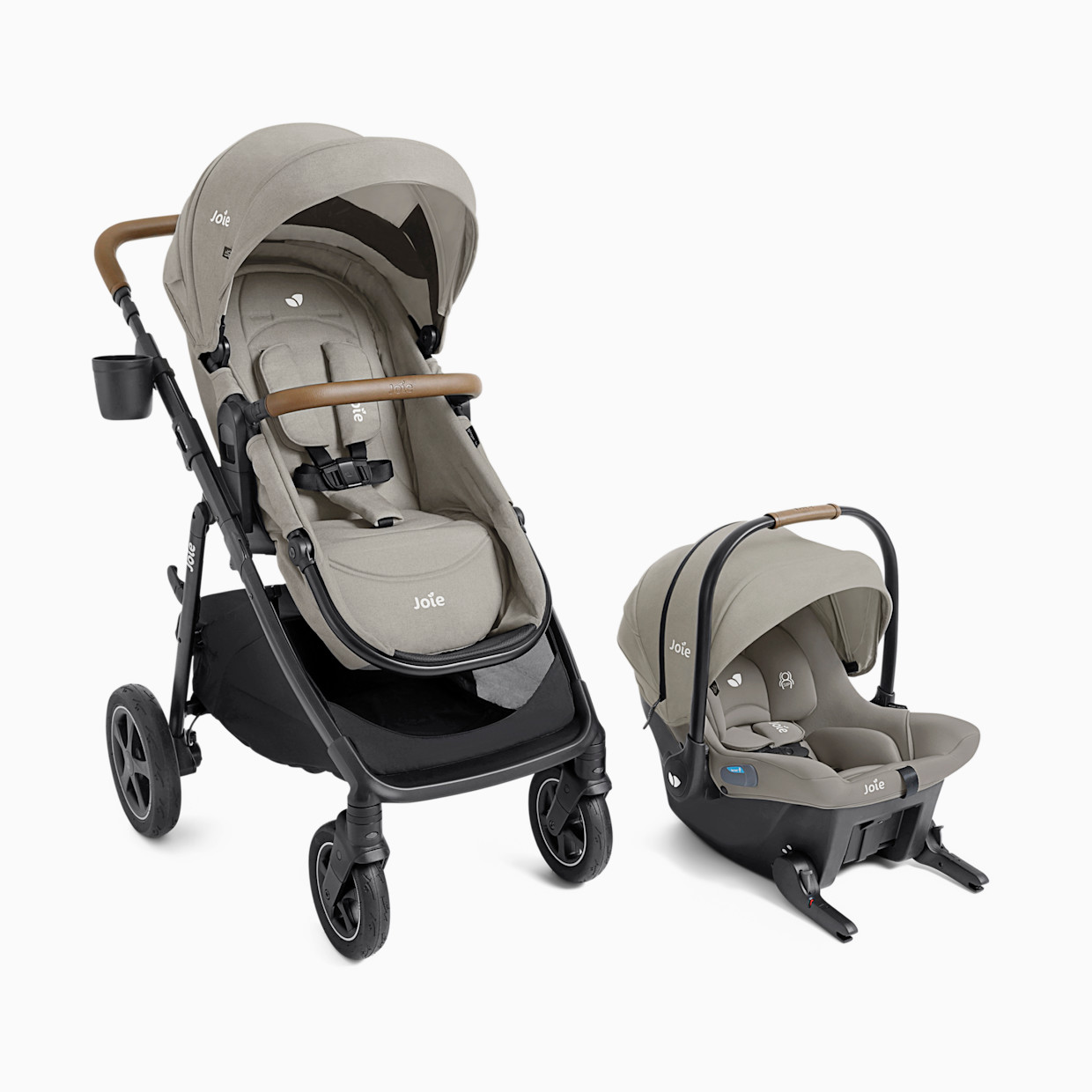 Joie Ginger DLX And Mint Latch Travel System - Dove.