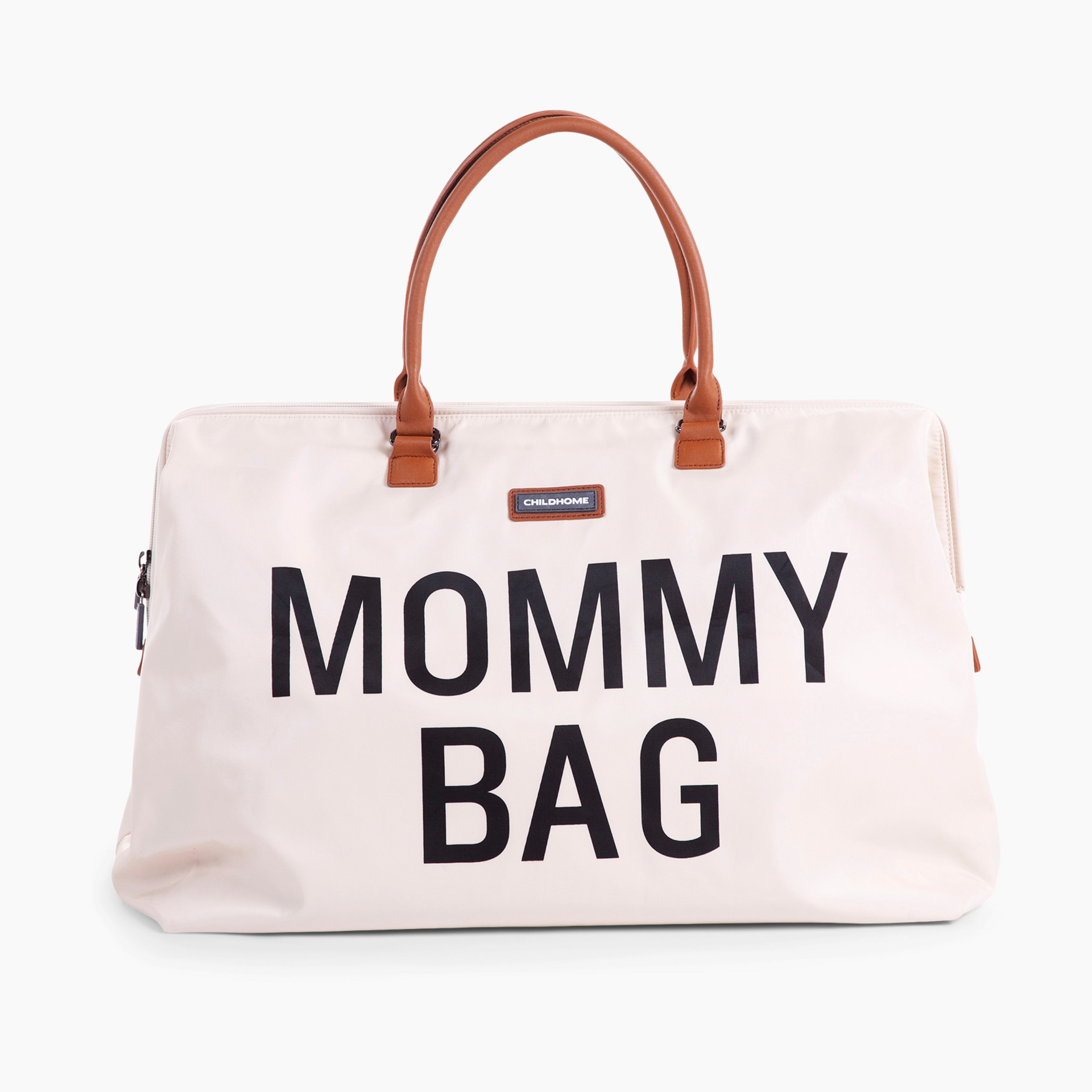 Childhome Mommy Bag, XL Diaper Bag - Off White & Black
