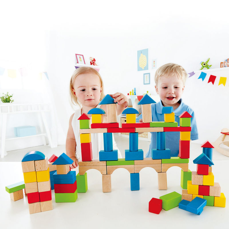 Hape Build Up & Away Blocks.