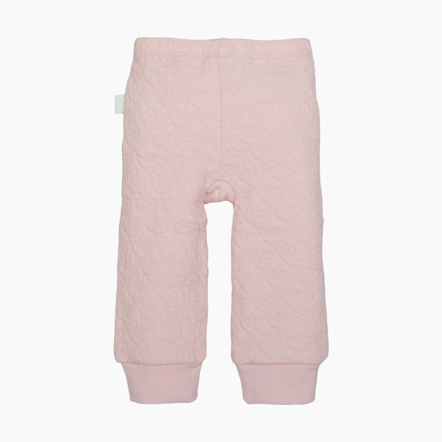 Burt's Bees Baby Organic Quilted Bee Pant - Blossom, 9-12 Months.