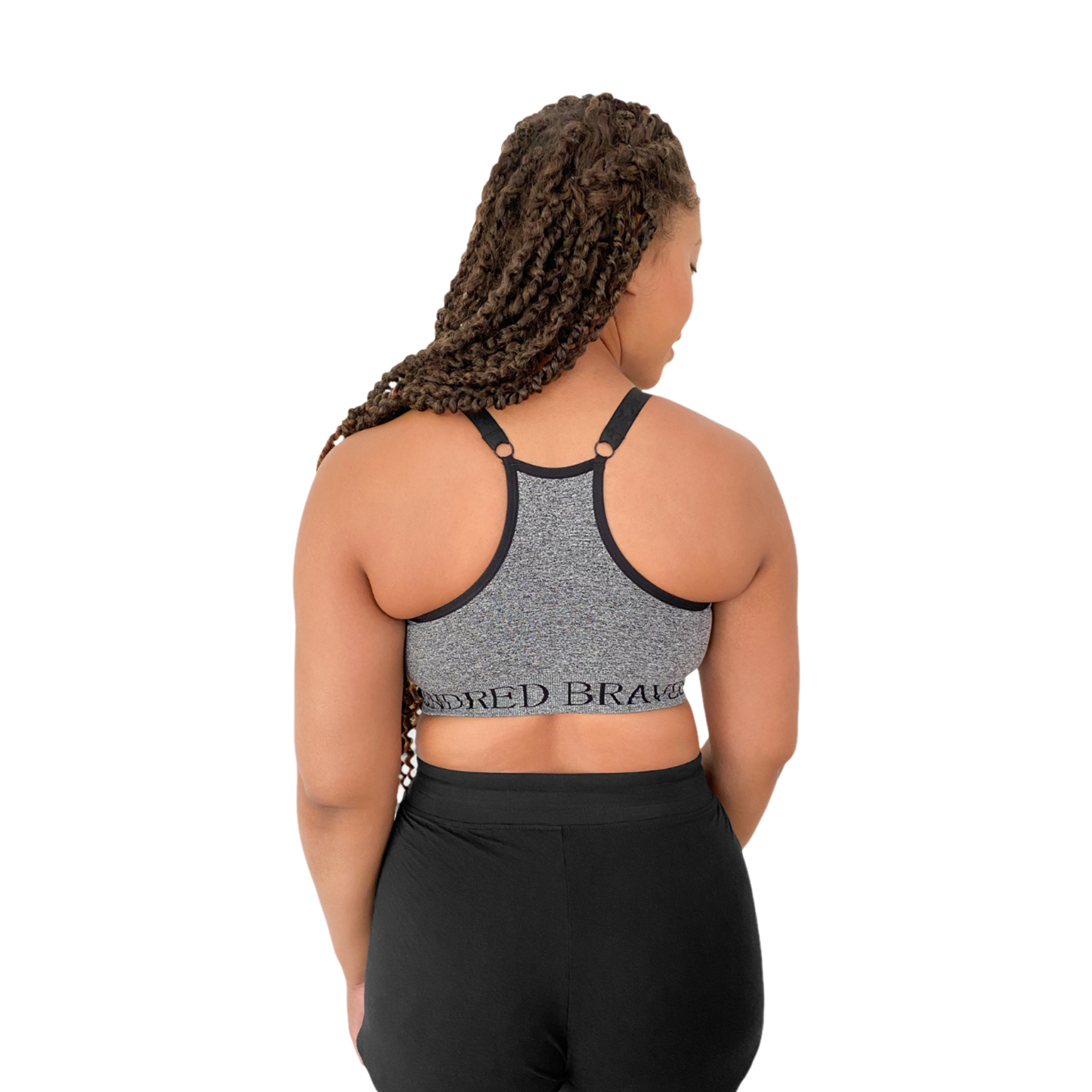 Kindred Bravely Sublime Support Low Impact Nursing & Maternity Sports Bra - Heather Grey, X-Large Busty.