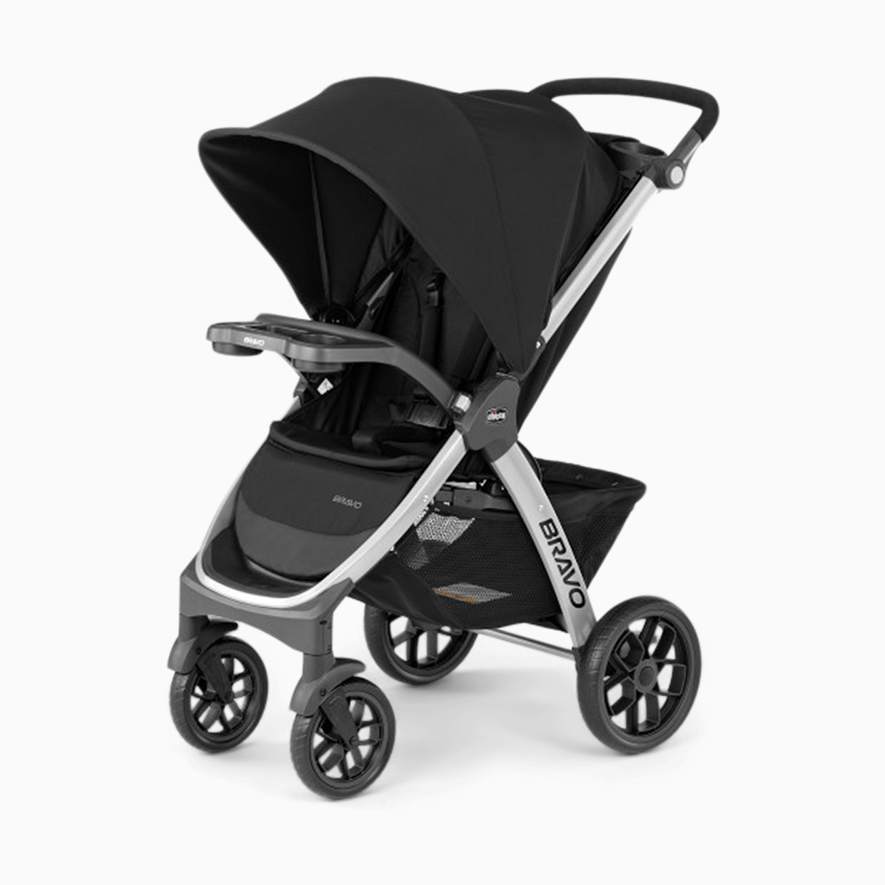 Chicco Bravo Quick-Fold Stroller - Black.