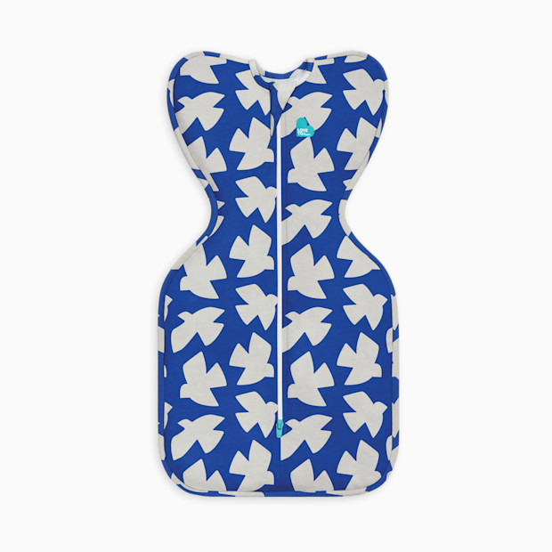 Love to Dream Printed Swaddle Up Original 1.0 TOG - Cobalt -Paper Birds, Medium - $37.95.