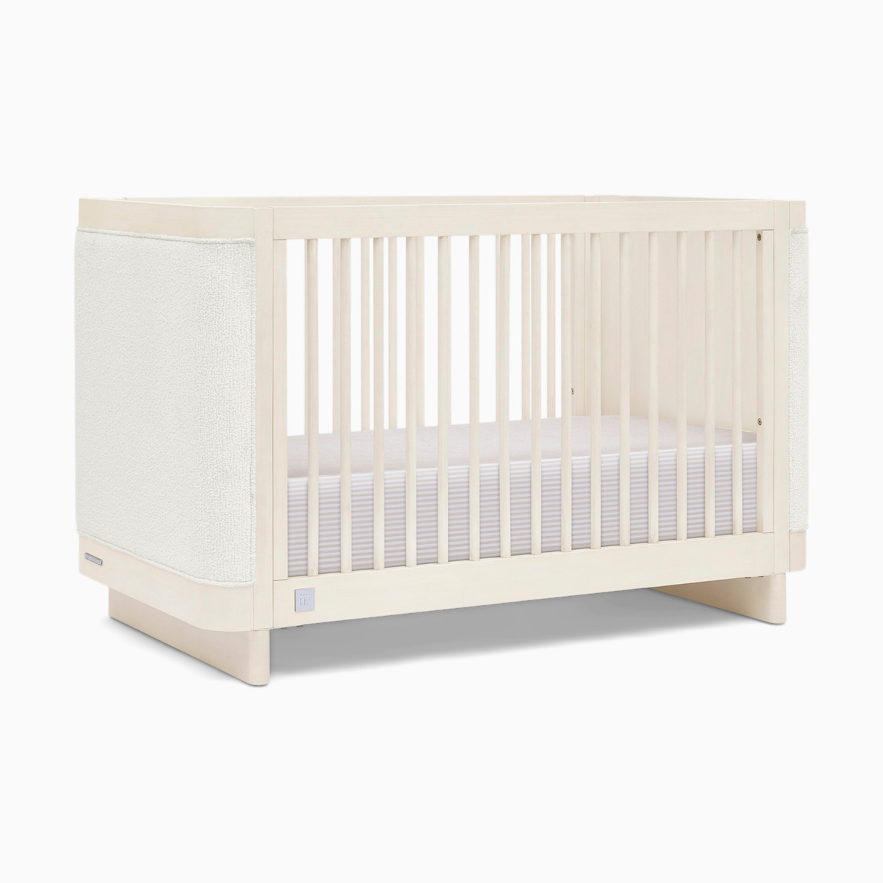 Delta Children babyGap Callie 4-in-1 Upholstered Crib - Antique White/White Boucle.