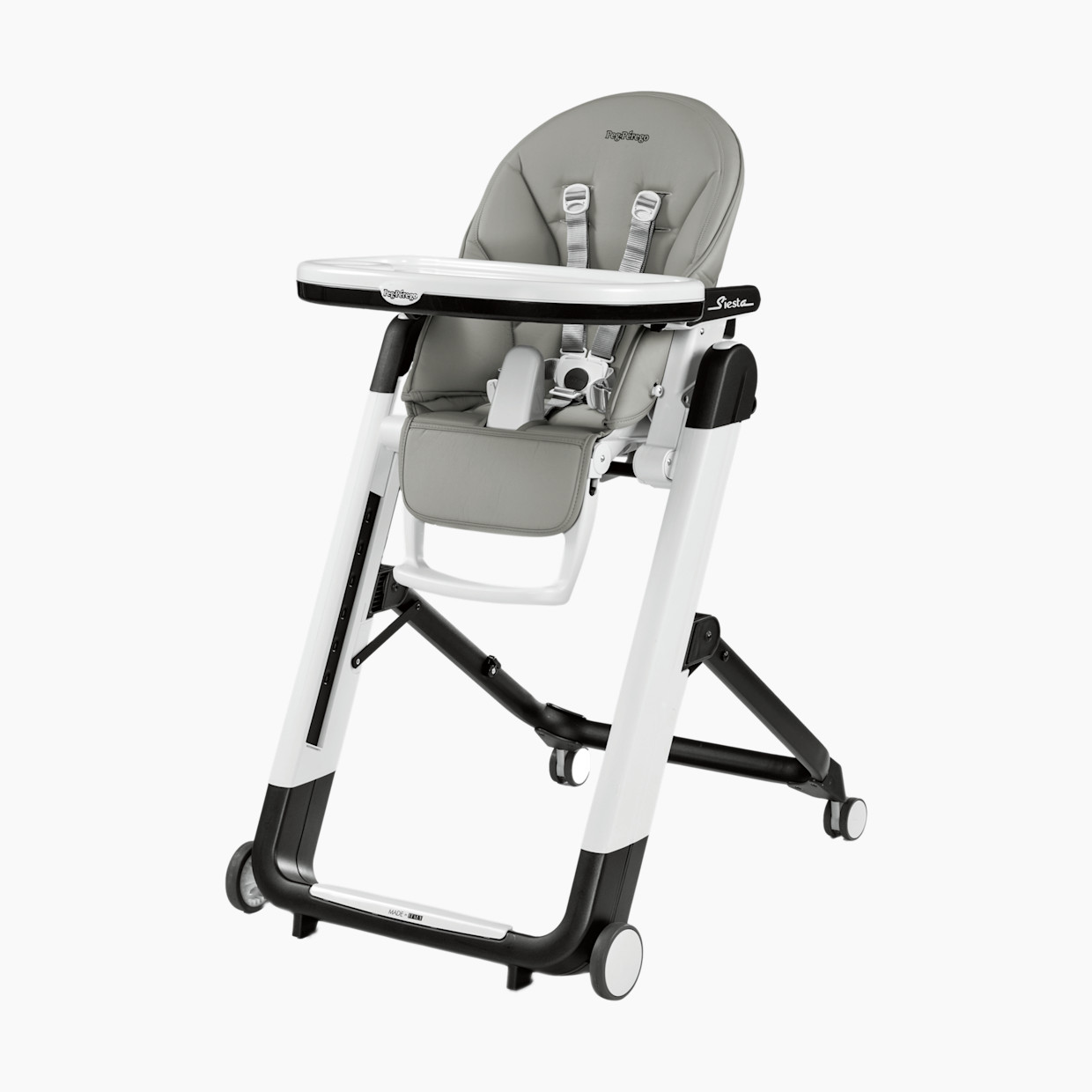 Peg Perego Siesta Grow With Baby Folding High Chair & Recliner - Ice.