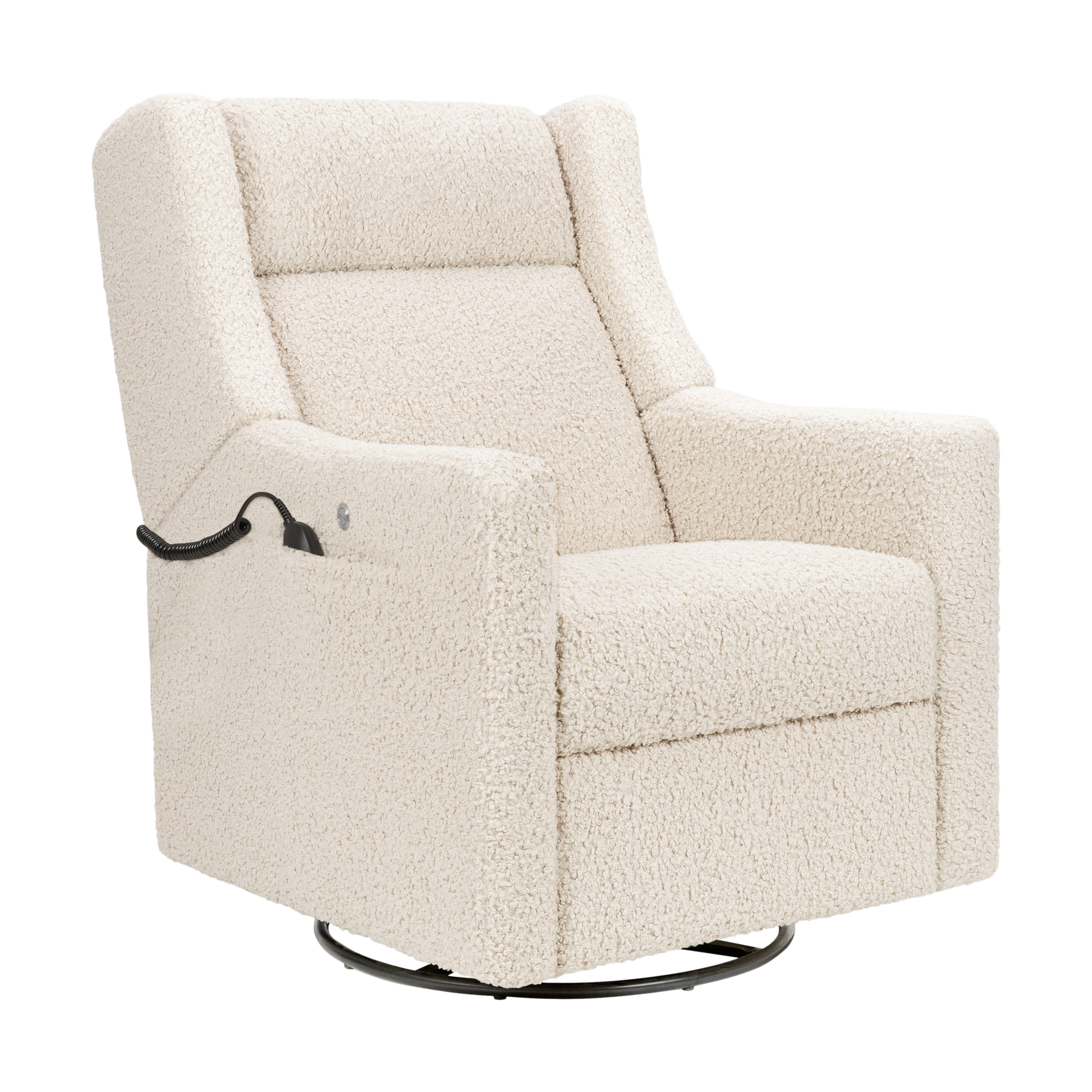 babyletto Kiwi Deluxe Power Recliner and Swivel Glider with Heat and Massage.