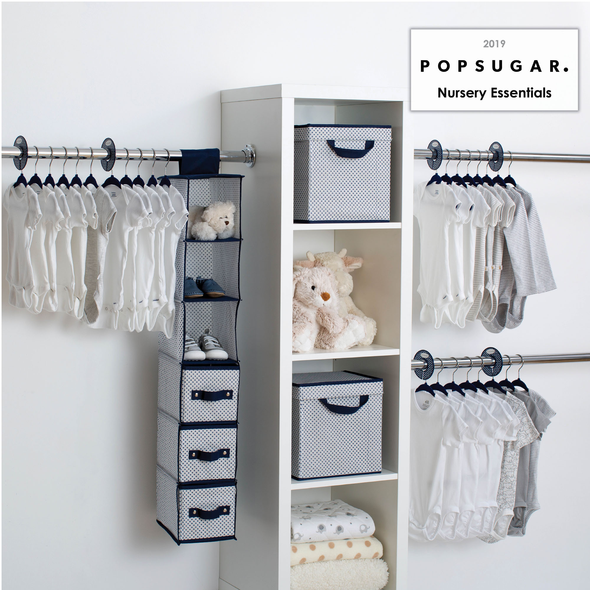 Delta Children 48-Piece Nursery Storage Set.