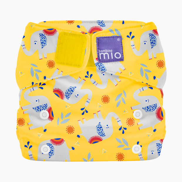 Bambino Mio Miosolo All-In-One Reusable Cloth Diaper Set (6 Pack) - Multi-Color.