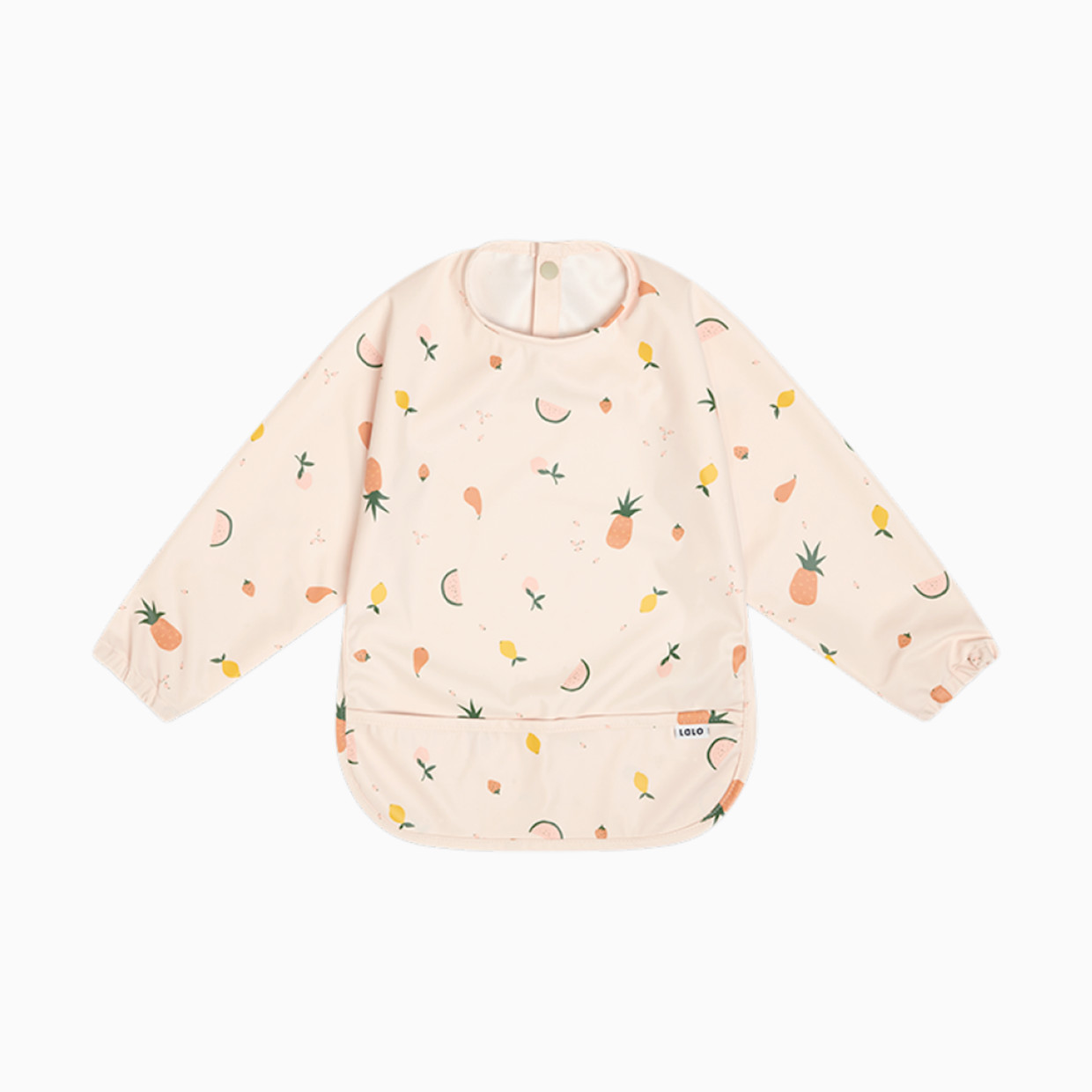 Lalo Smock Bib - Grapefruit Print.