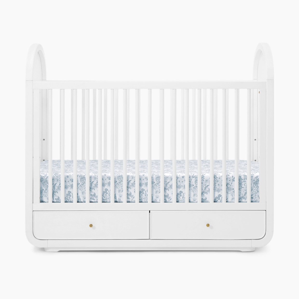 Bellini Aspen 4 in 1 Convertible Crib White With Textured Oat Babylist Shop