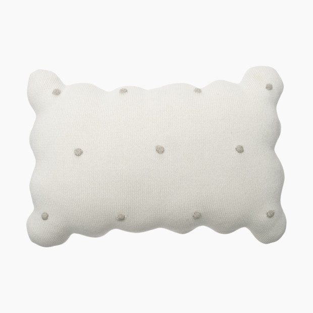 Lorena Canals Knitted Cushion Biscuit - Ivory.
