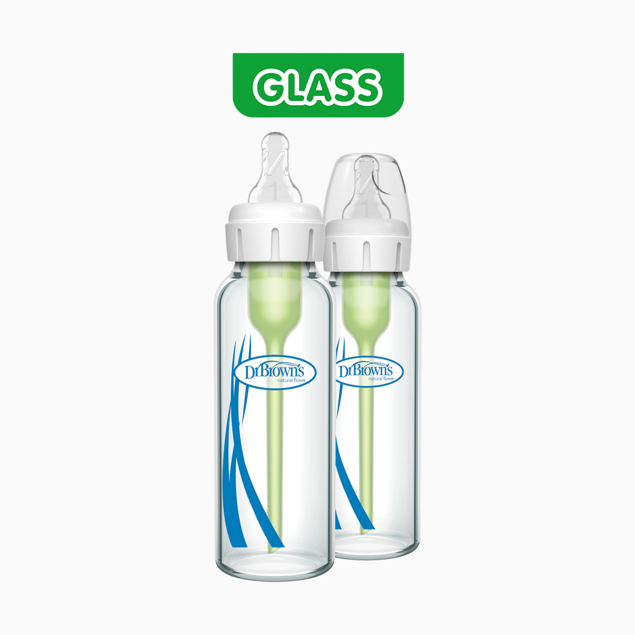 Dr. Brown's Anti-colic Options+ Narrow Glass Baby Bottle - 8 Oz, 2.
