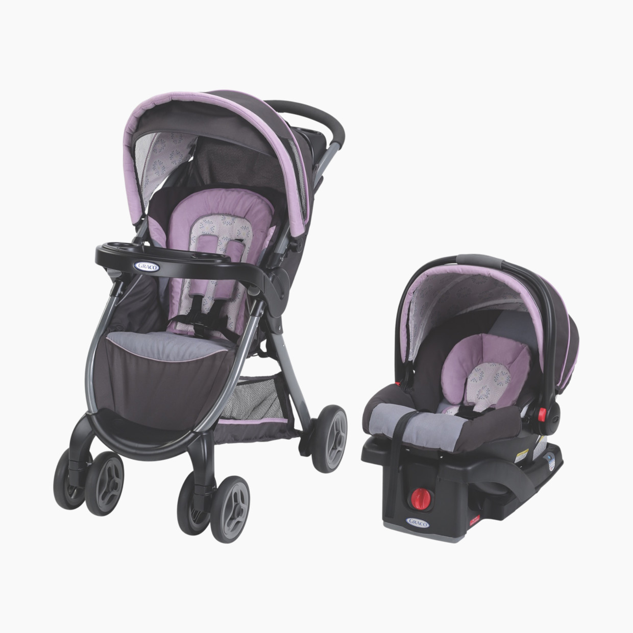 Graco FastAction Fold Click Connect Travel System - Janey.