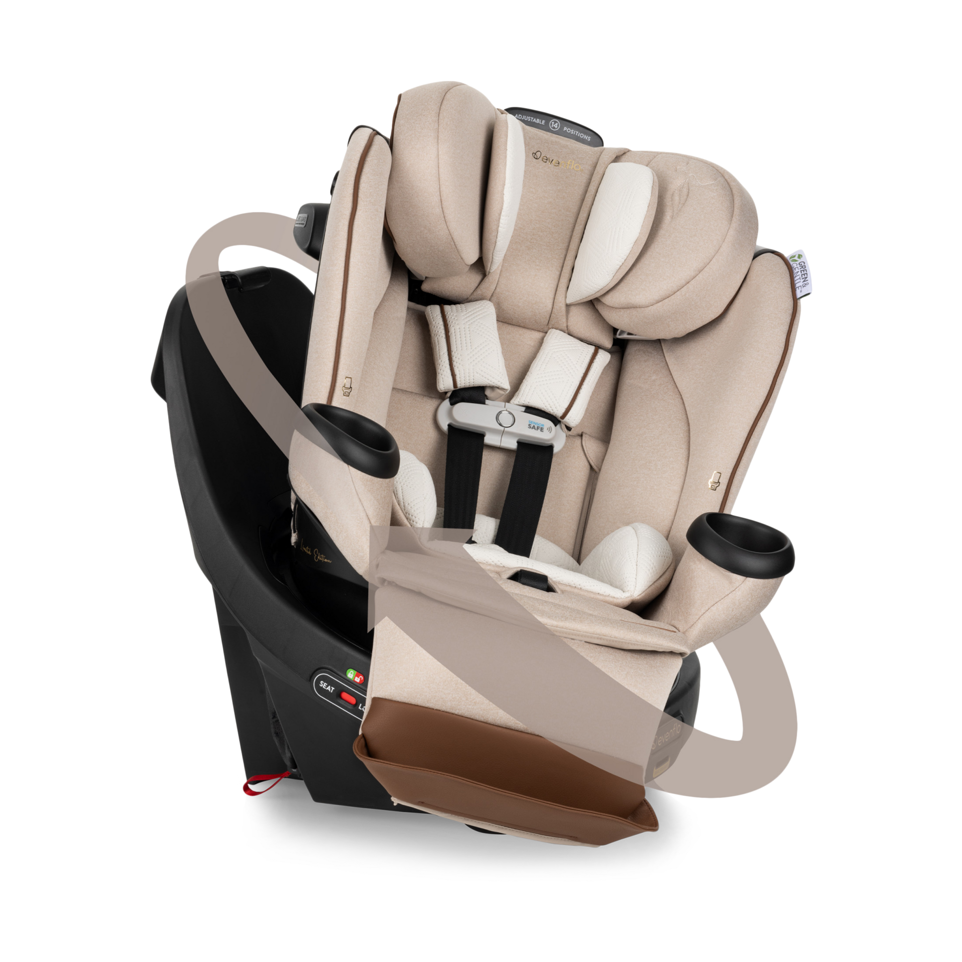 Evenflo Gold Revolve 360 Extend Rotational All-in-One with SensorSafe.