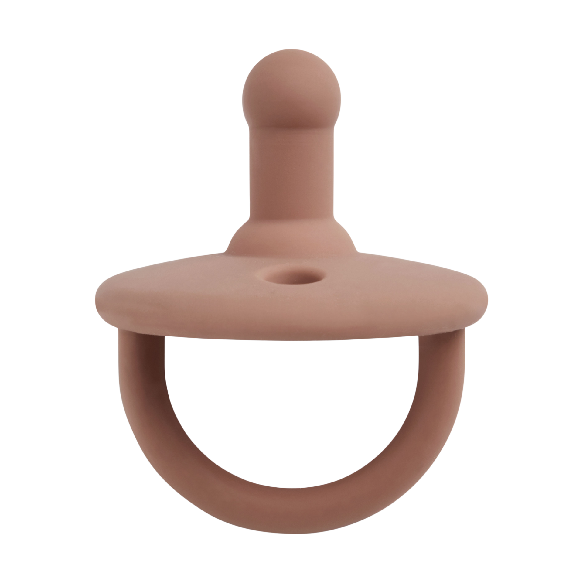 AEIOU Silicone Pacifier (2 Pack) - Clay.