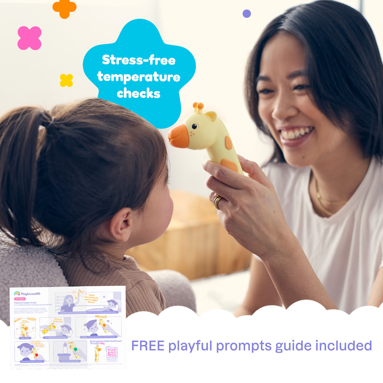 Playhouse MD 3-In-1 Infrared Thermometer - Orange.