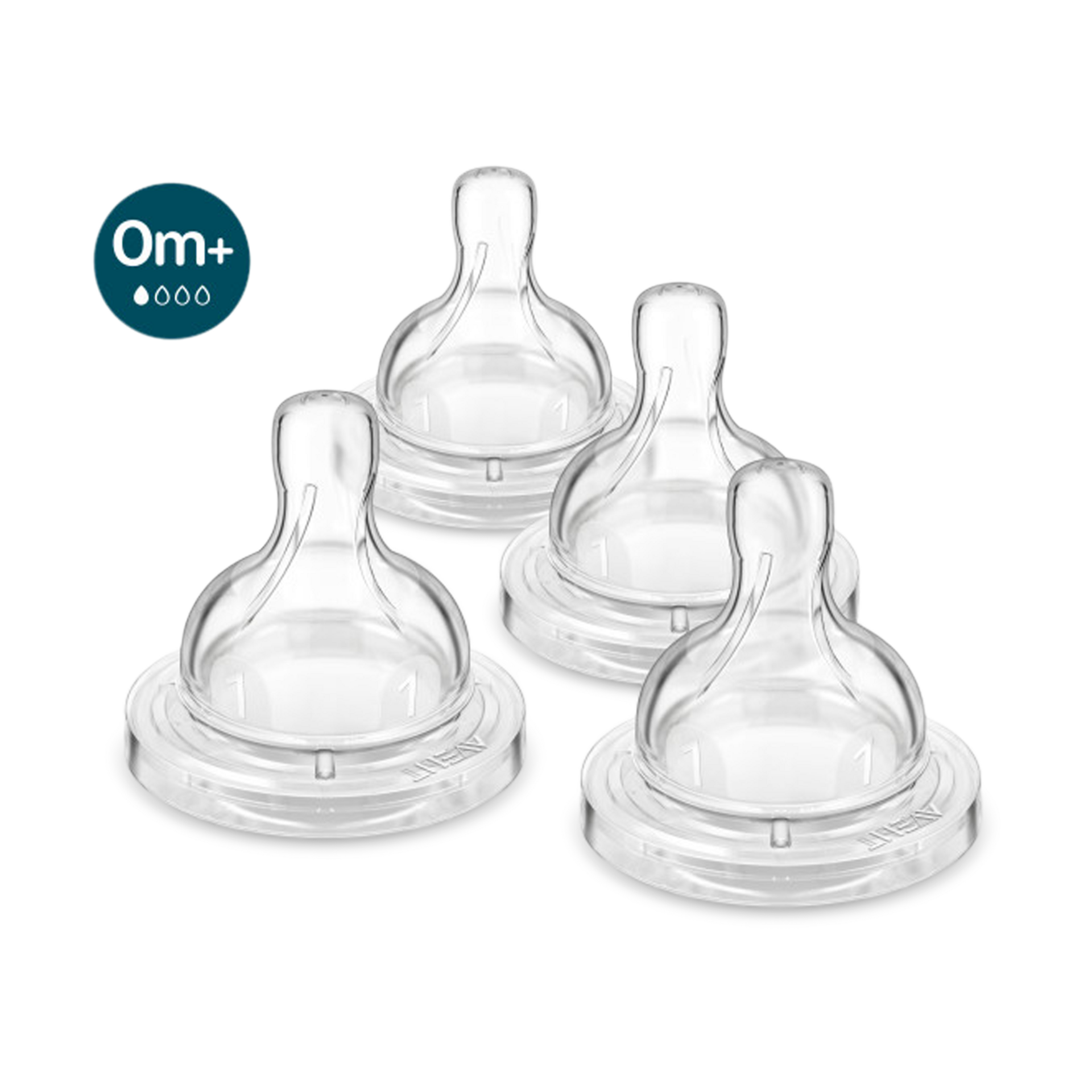 Philips Avent Anti-Colic Baby Bottle Nipples (4 Pack).