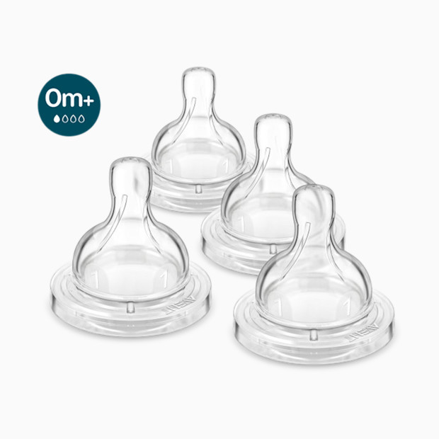 Philips Avent Anti-Colic Baby Bottle Nipples (4 Pack).