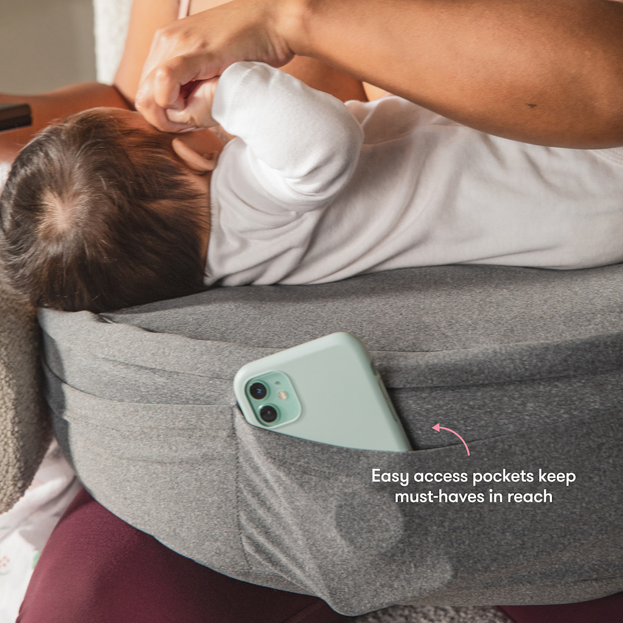 Frida Mom Adjustable Nursing Pillow.