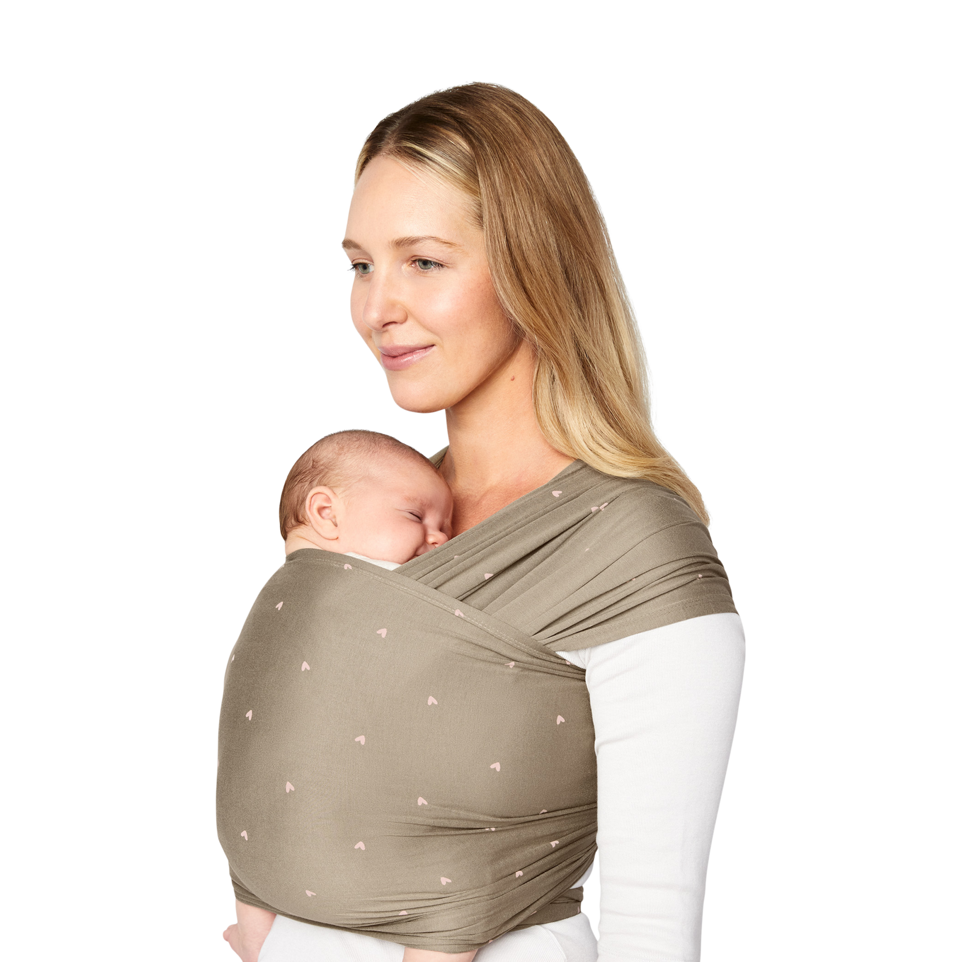 Ergobaby Aura Wrap Carrier Olive Hearts Babylist Shop