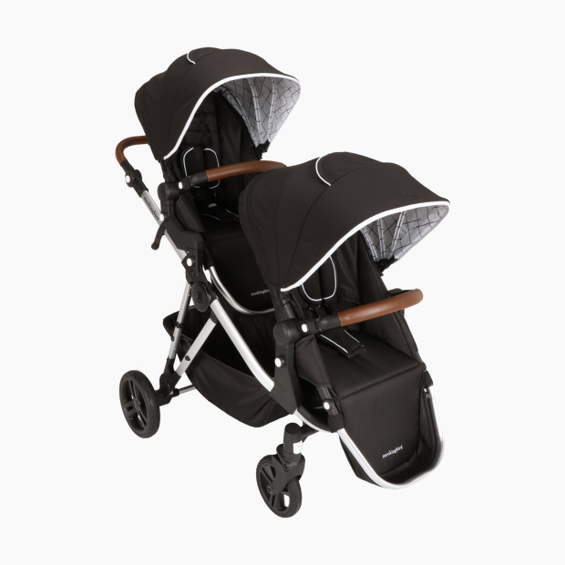 Mockingbird 2nd Seat Kit 2.0 - Black/Watercolor Canopy With Penny Leather (2020).