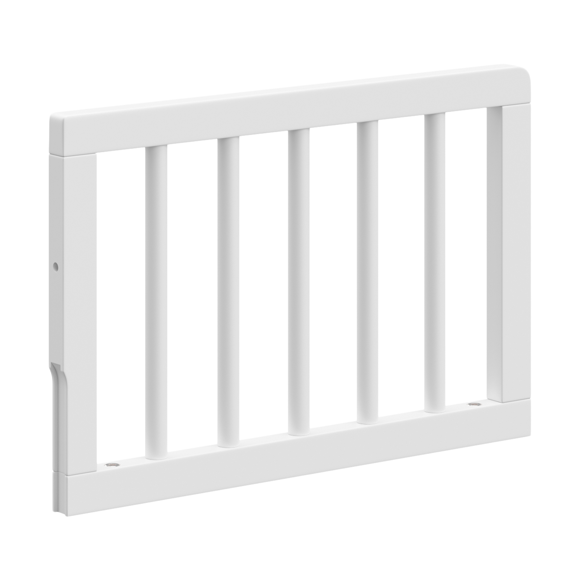 Storkcraft Universal Toddler Safety Guardrail (Dowels) - White.