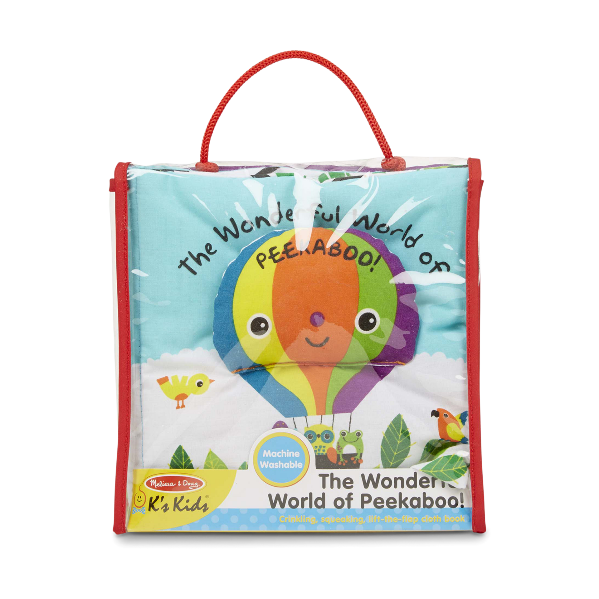 Melissa & Doug The Wonderful World of Peekaboo! Soft Book.