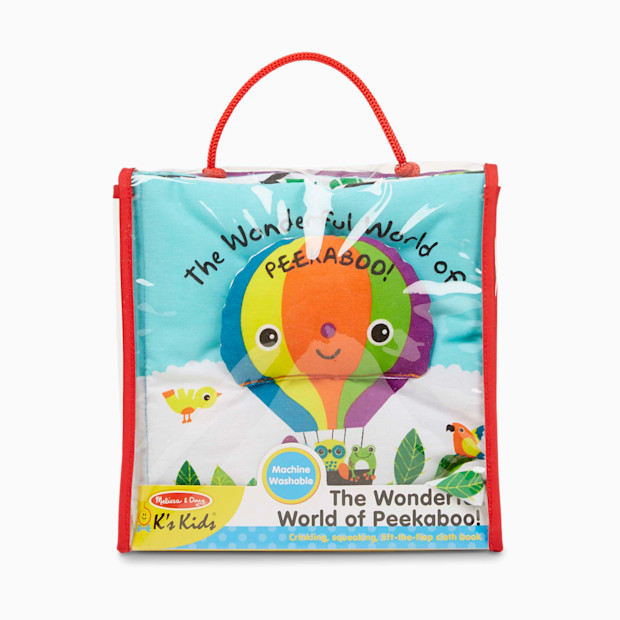 Melissa & Doug The Wonderful World of Peekaboo! Soft Book.