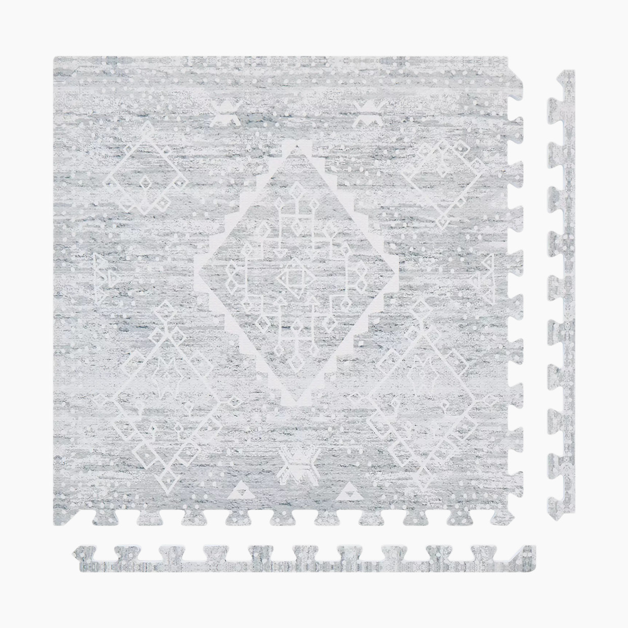 House of Noa Little Nomad Play Mat l Ula - Gray, 4X6.