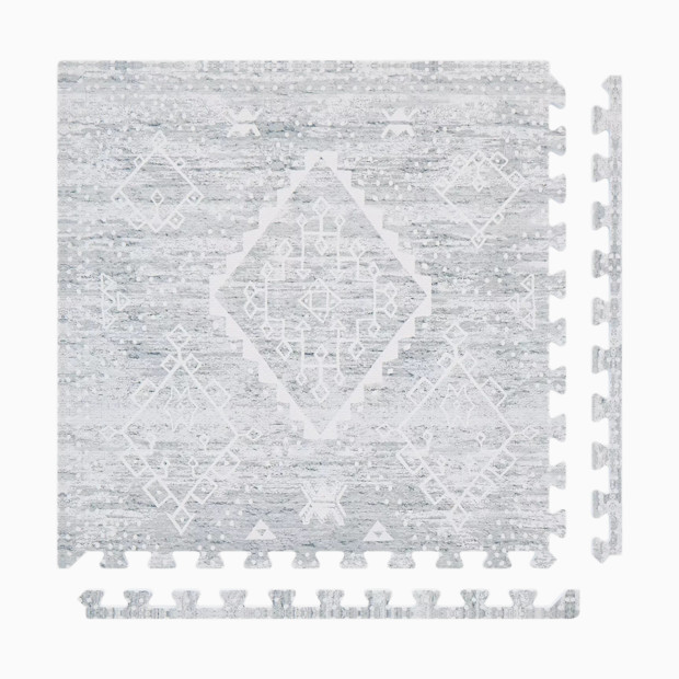 House of Noa Little Nomad Play Mat l Ula - Gray, 4X6.