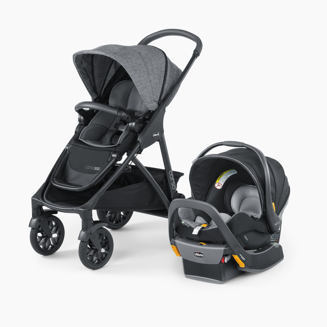 Chicco Corso Primo ClearTex Modular Travel System - Aspen.