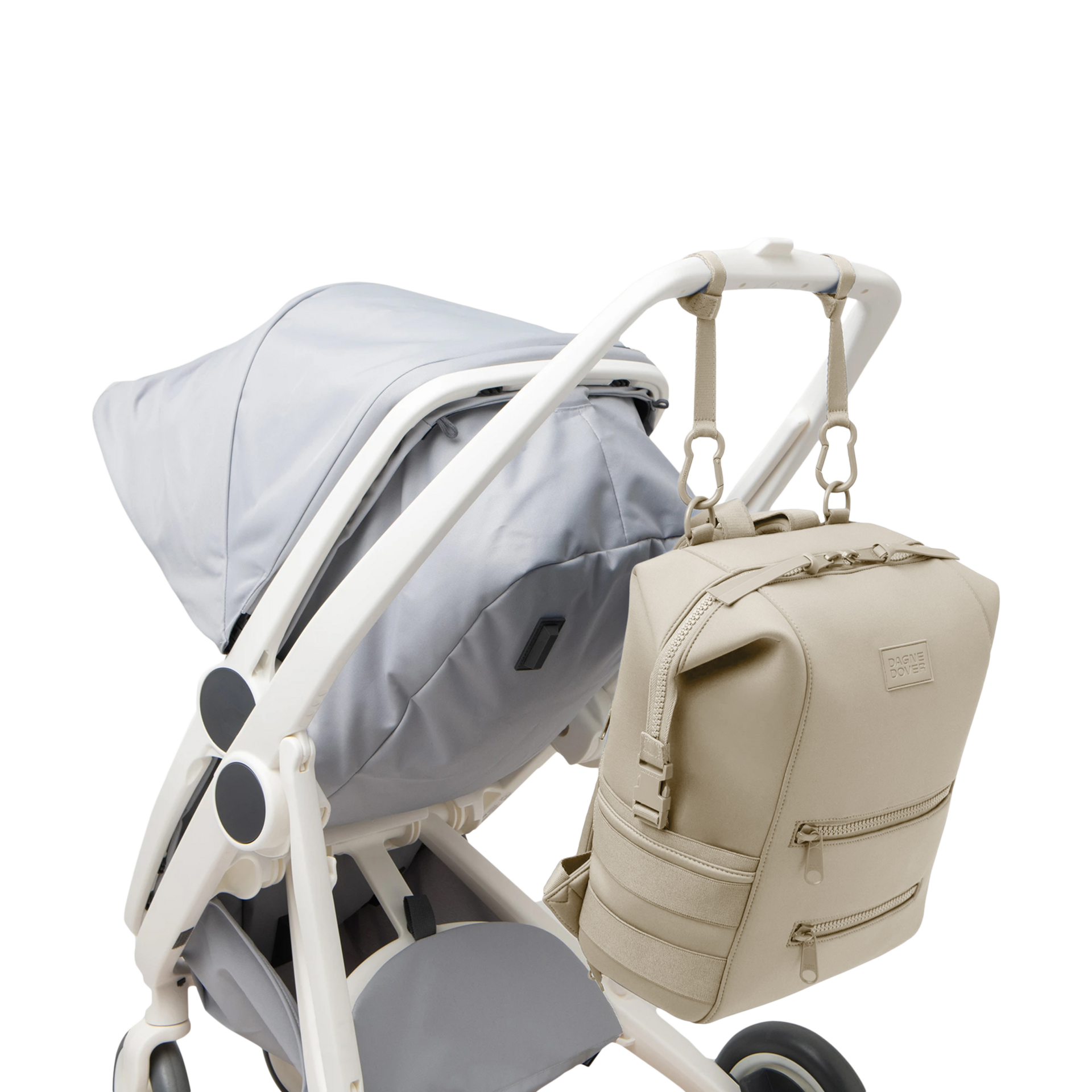 Dagne Dover Indi Diaper Bag Backpack - Oatmeal, Large.