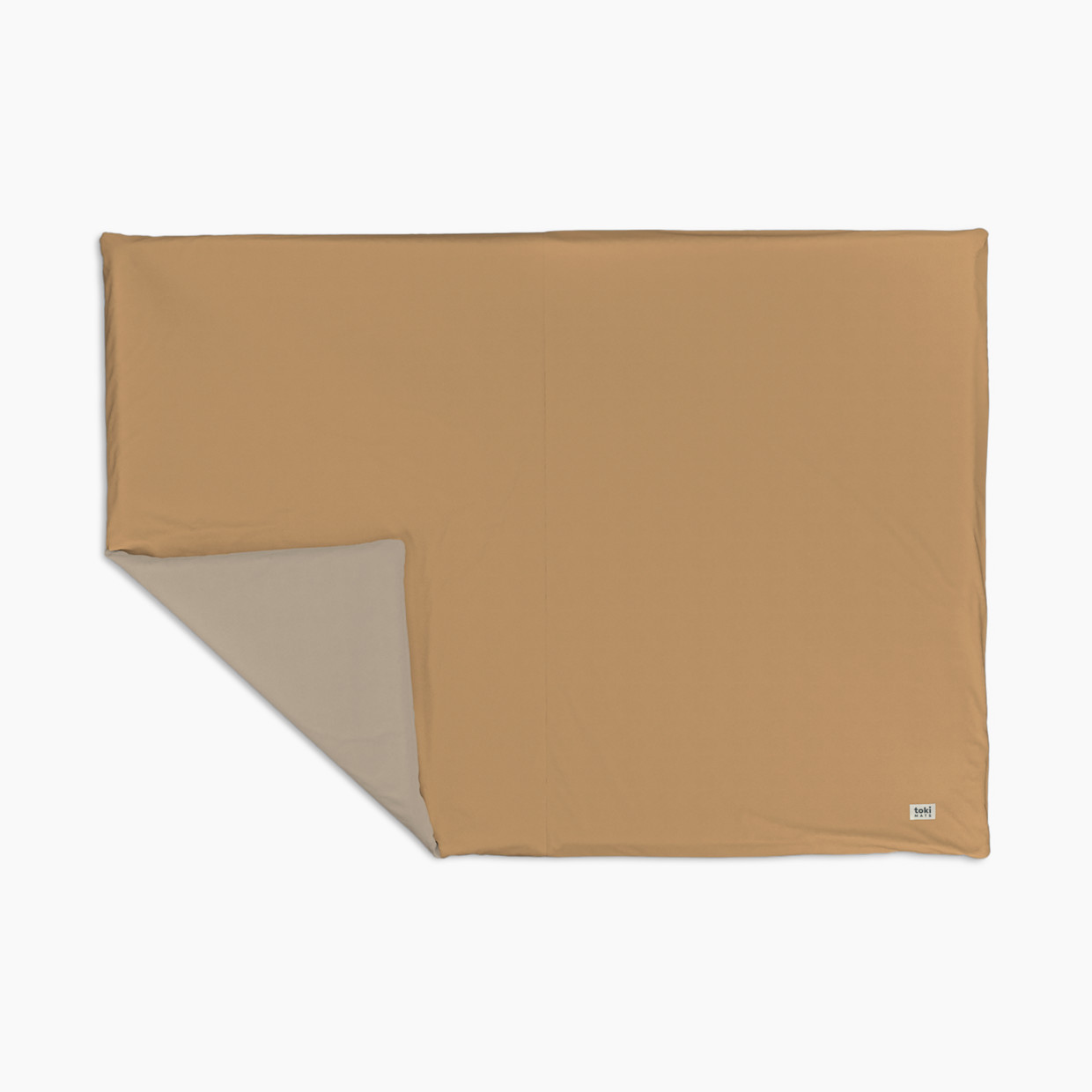 Toki Kids Epic Organic Cotton Play Mat - Latte/Hazel Brown.