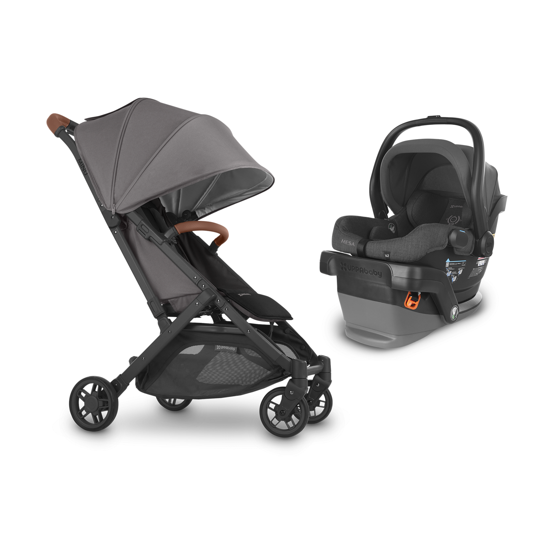 UPPAbaby MESA V2 Infant Car Seat & MINU V2 Stroller Travel System