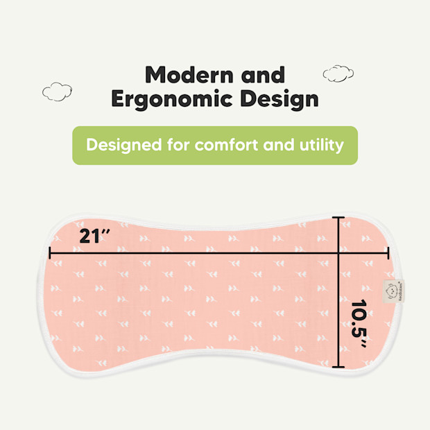KeaBabies Softe Muslin Baby Burp Cloth.