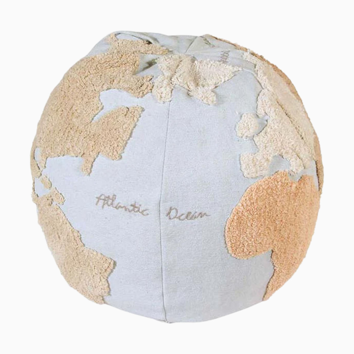 Lorena Canals World Map Pouf.