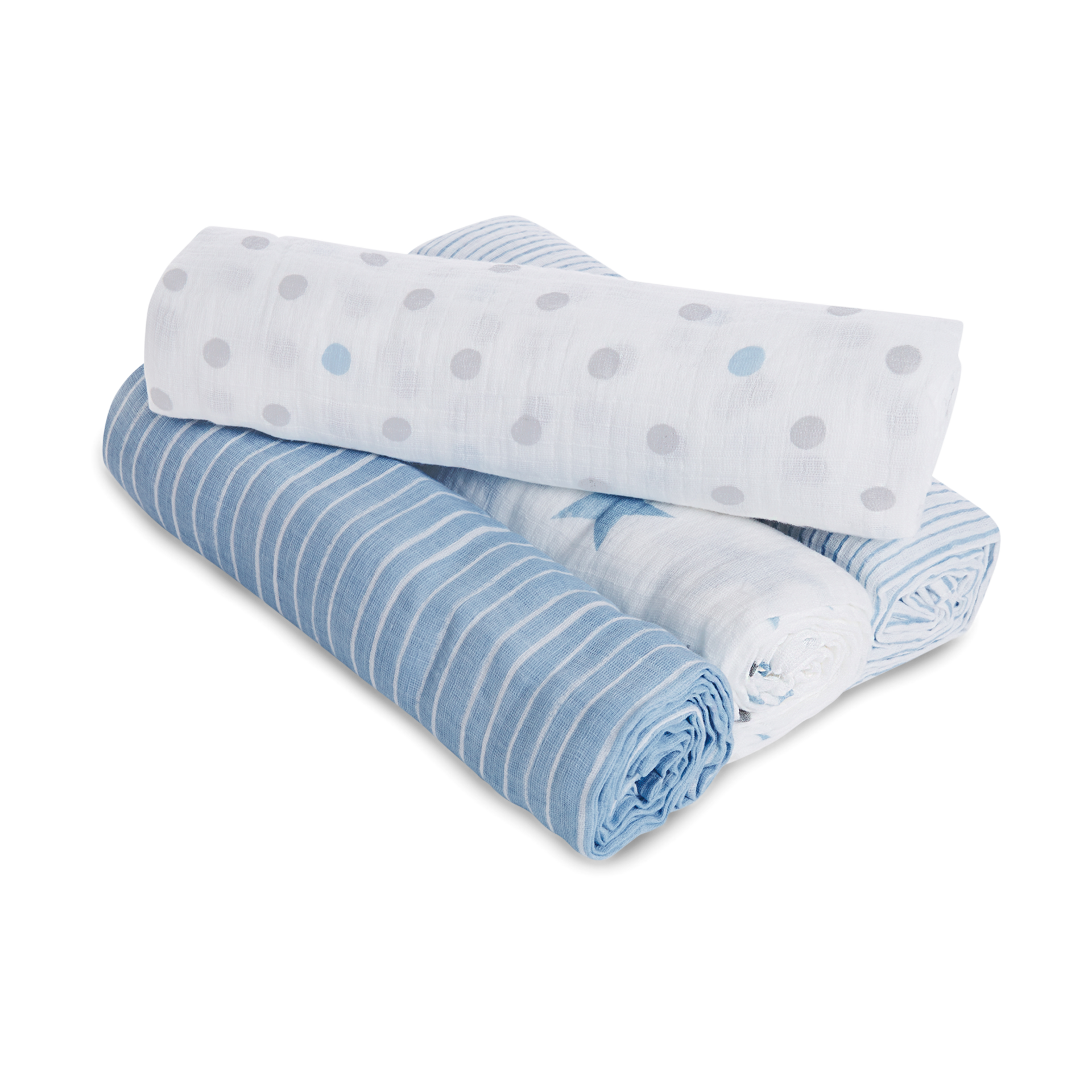Aden + Anais Essentials Cotton Muslin Swaddles (4 Pack) Dapper