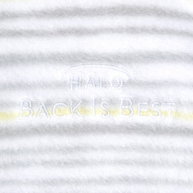 Halo SleepSack Wearable Blanket (Micro-Fleece) - Multi Stripe Grey, Medium.